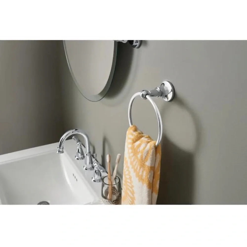 Moen Vale towel ring Chrome finish new with box bathroom accessories